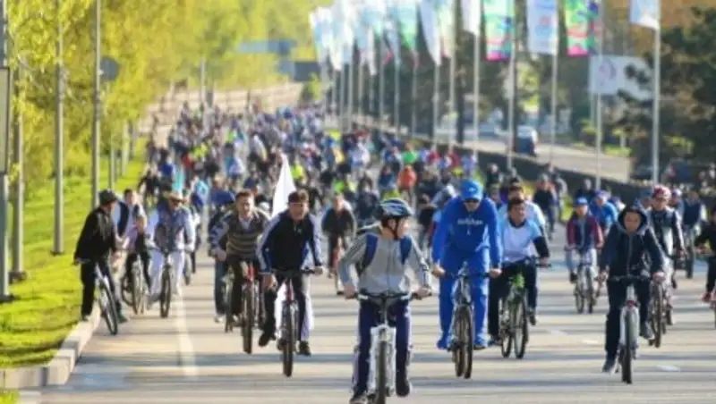 Велопробег, посвященный Дню Государственных символов, пройдет в Алматы 5 июня