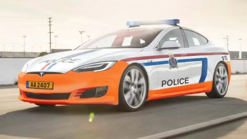 Полицейские Люксембурга будут нести службу на электрокарах Tesla Model S