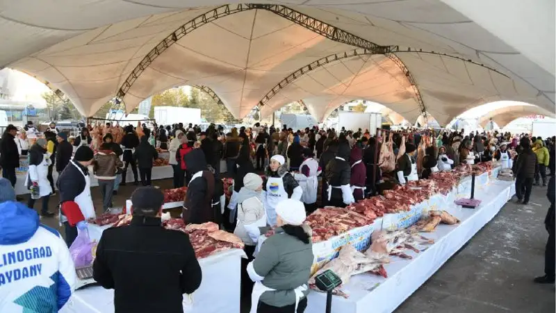 В Астане открылась ярмарка сельхозтоваров Акмолинской области