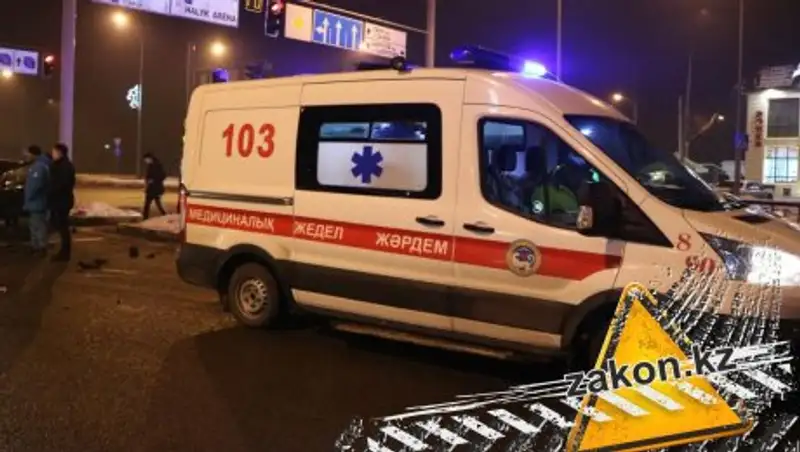 Девушка и ребенок пострадали при ДТП в Алматы
