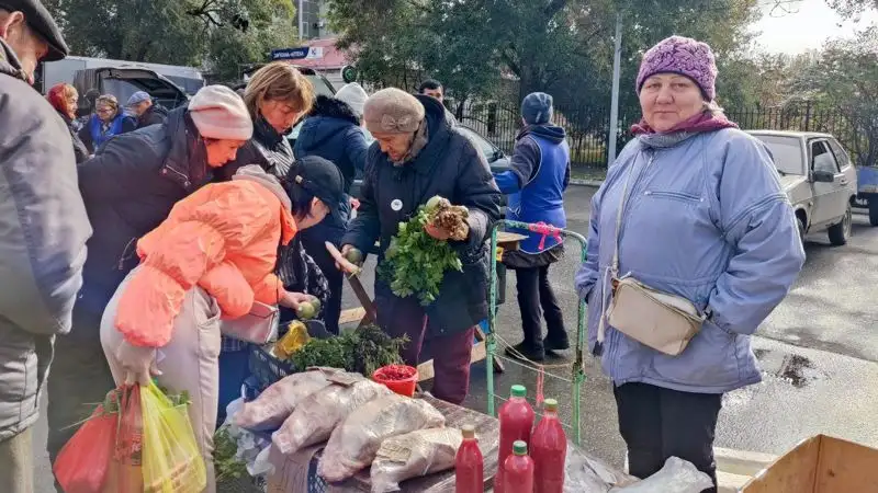 Сельхозярмарка в Уральске в октябре, фото - Новости Zakon.kz от 16.10.2023 16:55