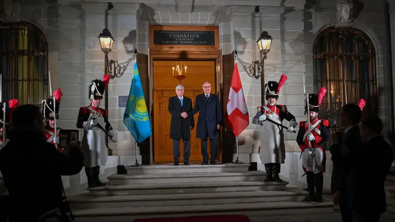 Президенты Казахстана и Швейцарии, фото - Новости Zakon.kz от 30.11.2021 02:10