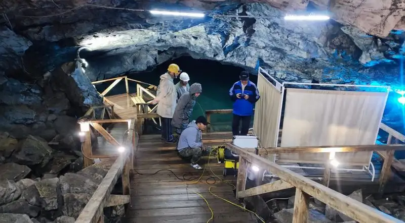 исследование пещеры Коныр-Аулие, фото - Новости Zakon.kz от 25.08.2023 14:22