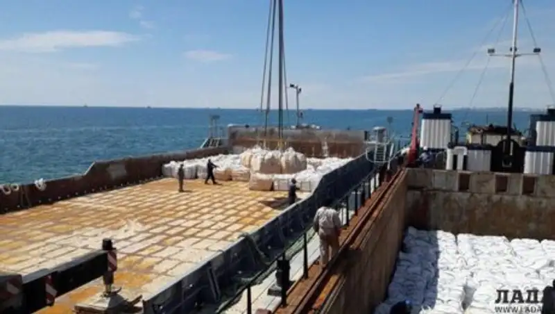 В Актау возобновили работы по снятию с мели иранского сухогруза «Rasha 1»