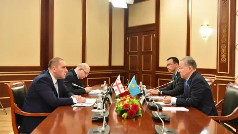 Н.Нигматулин принял посла Грузии в Казахстане