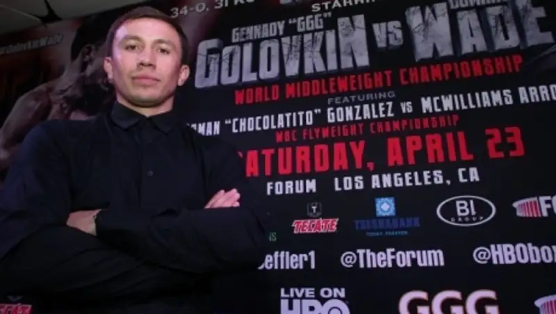 Геннадий Головкин с командой собрали пресс-конференцию в Лос-Анджелесе