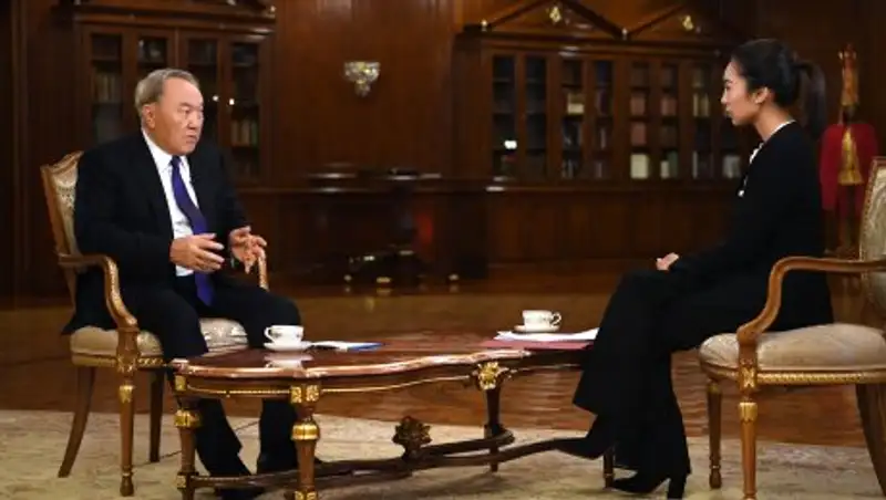 Президент Казахстана дал интервью китайскому телеканалу