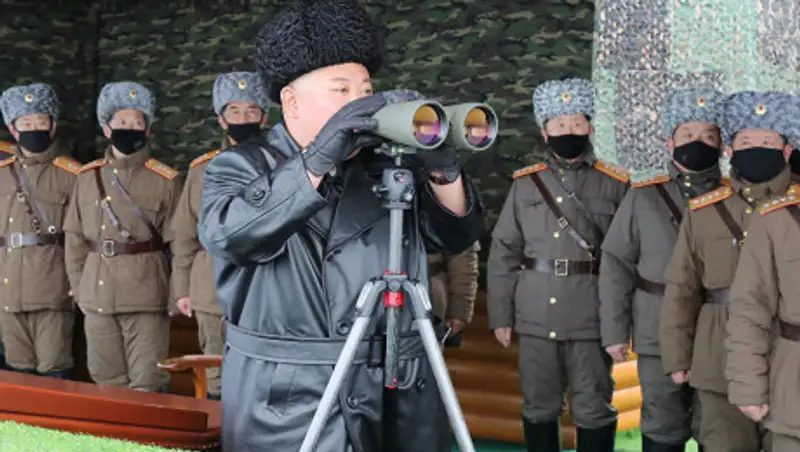 Ким Чен Ын инспектировал учения истребительно-штурмовой авиации