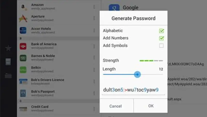Лучший менеджер паролей вышел на Android