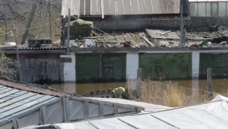 В Петропавловске в результате ливня затопило несколько домов