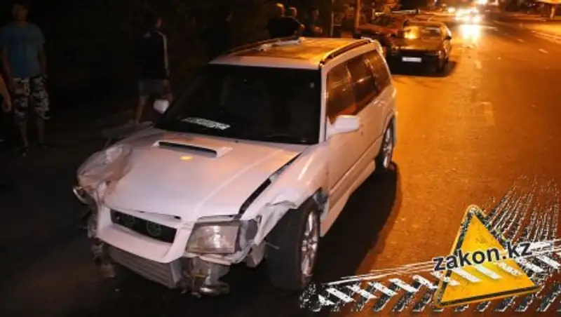 Массовое ДТП произошло ночью в Алматы