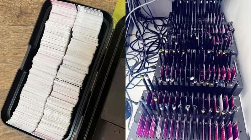 Мошенники разместили SIM-box оборудование на балконе в Алматы