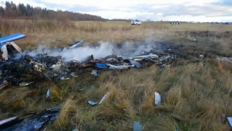 Под Москвой разбился самолет – есть погибшие
