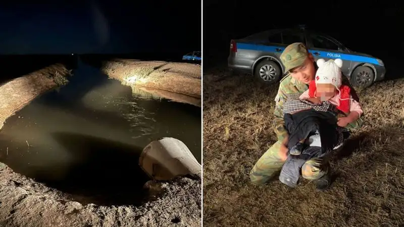 Пропавшую трехлетнюю девочку удалось найти полицейским ЗКО