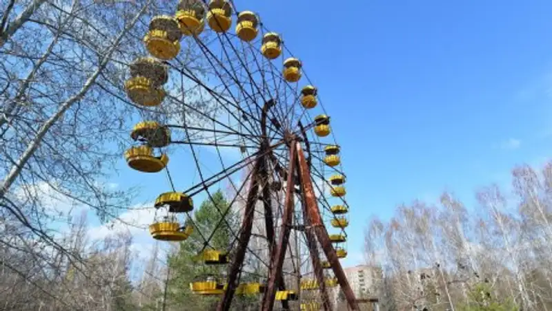 Через 31 год после аварии на Чернобыльской АЭС запустили колесо обозрения