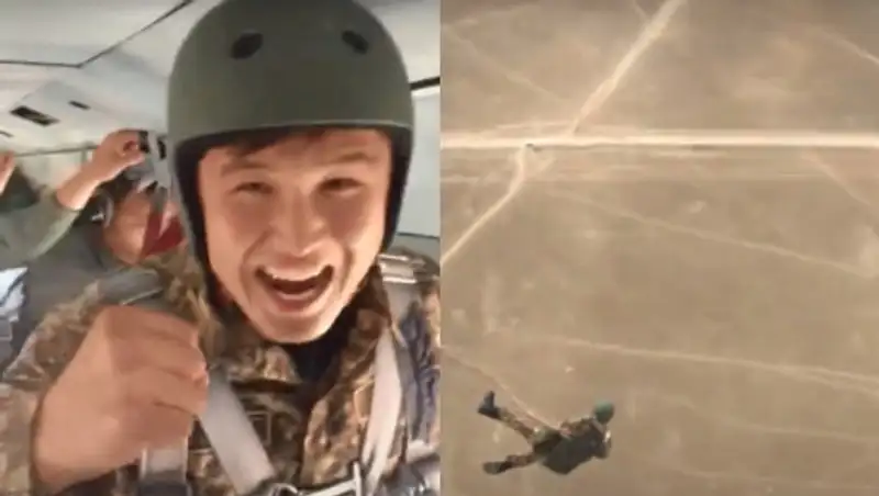 Военнослужащий, у которого не раскрылся парашют, умер в больнице Актау