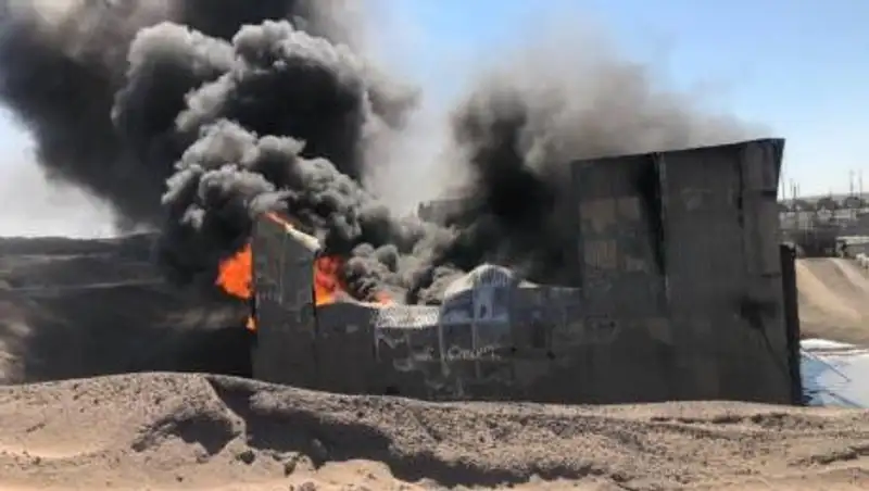 Потушен пожар на Актюбинском заводе ферросплавов