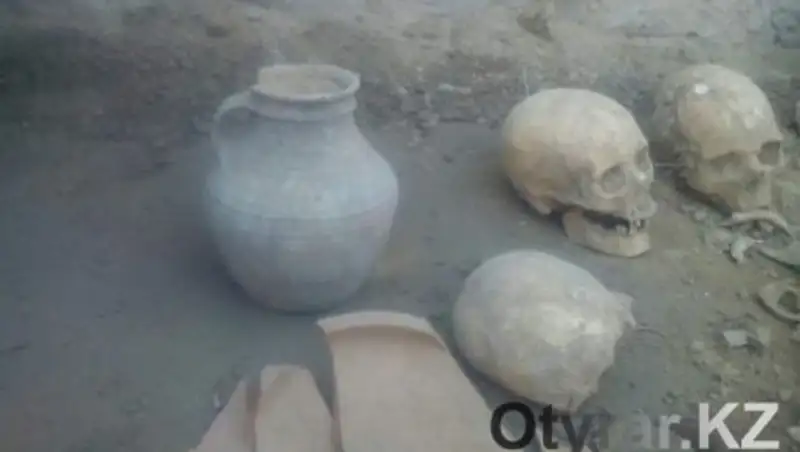 В Шымкенте на стройке обнаружили останки людей