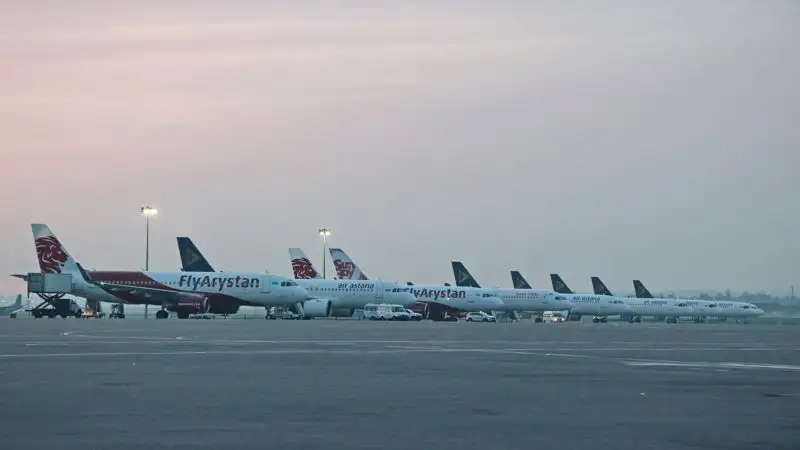 Количество авиарейсов между Казахстаном и Узбекистаном увеличилось в 2,5 раза