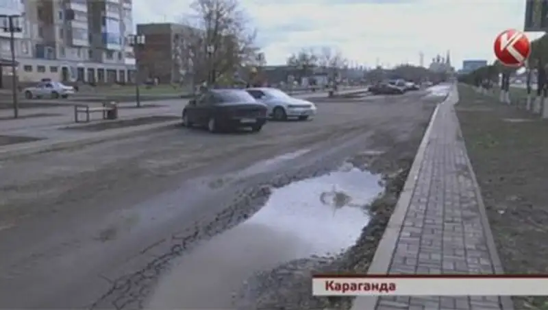Асфальтовый антирекорд – покрытие в Караганде продержалось всего месяц