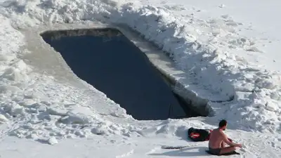 зима, Крещение, фото - Новости Zakon.kz от 17.01.2023 18:34