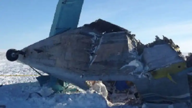 Видео с места крушения Ан 2 в Жамбылской области появилось в Интернете