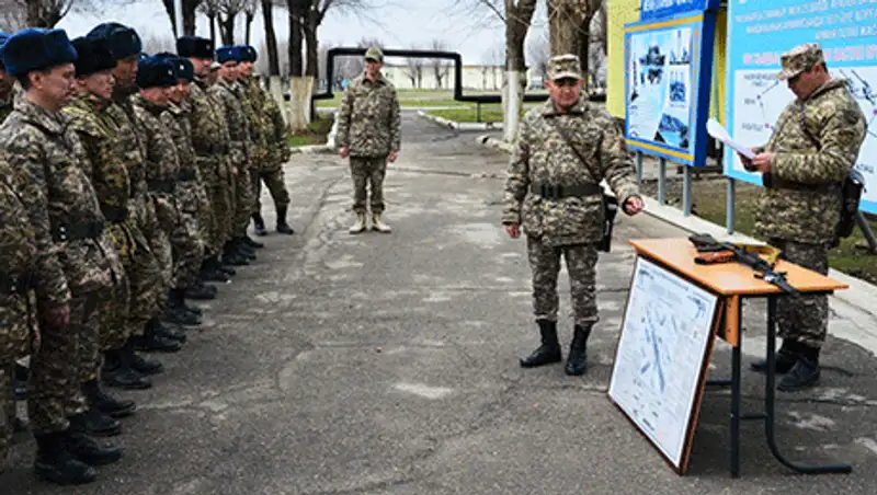 Сборы сержантов войск ПВО начались в Алматинской области