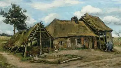 Пейзаж с крестьянским домом, фото - Новости Zakon.kz от 25.02.2021 07:26