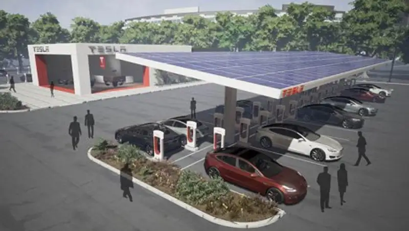 В 2017 году Tesla удвоит число «суперчарджеров»