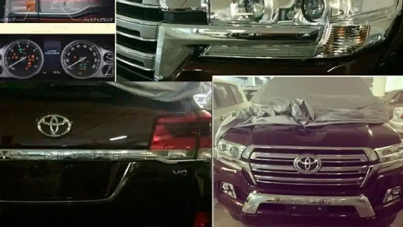 Шпионские фото обновленного Land Cruiser 200