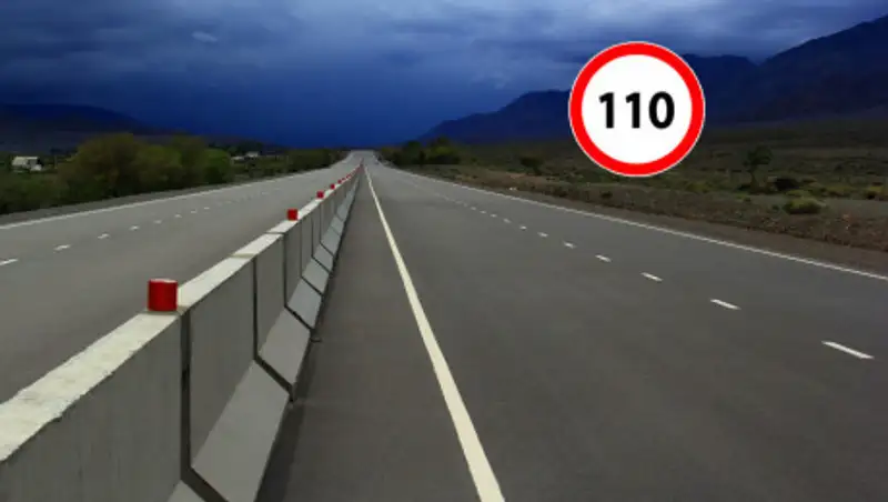 В Кыргызстане разрешили ездить со скоростью 110 км/ч