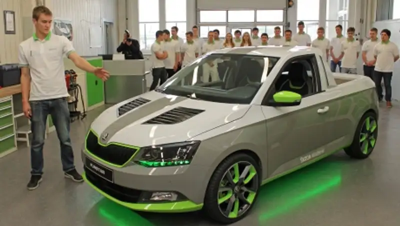 Студенты &#352;koda сделали Fabia пикап
