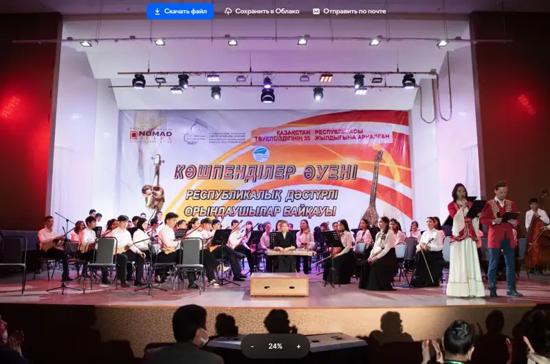 Подведены итоги конкурса «Көшпенділер әуені», посвященного Дню Независимости