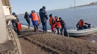 Из-за паводков эвакуированы жители села в Костанайской области, фото - Новости Zakon.kz от 04.04.2023 19:28
