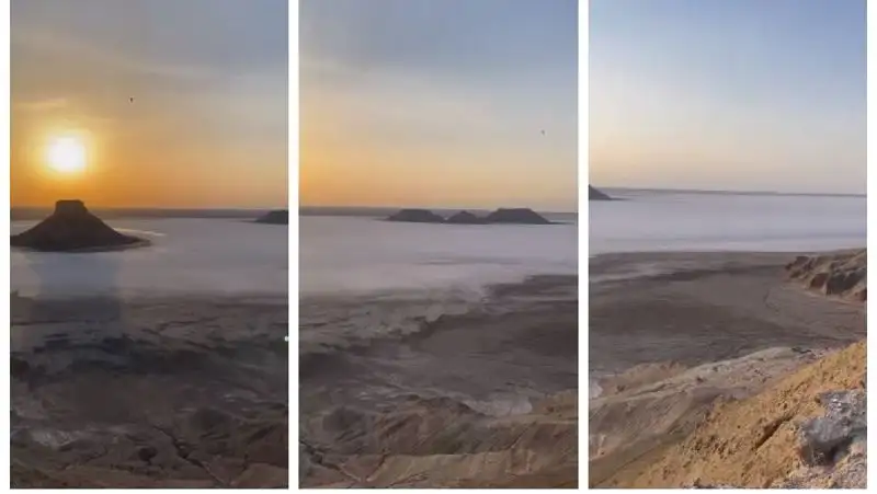 Путеводитель по Мангистау: блогер опубликовал видео впадины Карынжарык