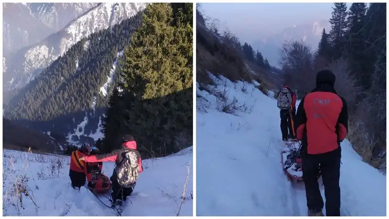 60-летний мужчина погиб в горах близ Алматы