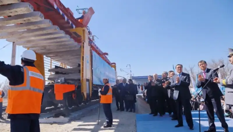 В Жамбылской области начали строительство вторых путей железной дороги «Шу – Алматы-1»