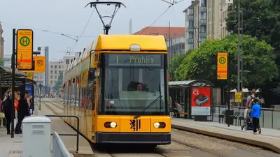трамвай в Дрездене, фото - Новости Zakon.kz от 27.03.2023 17:24