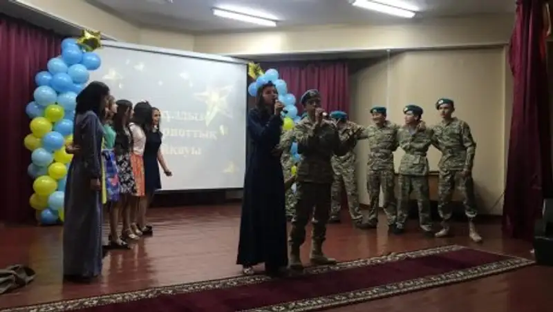 В Турксибском районе Алматы прошел фестиваль военно-патриотической песни «Золотая звезда»