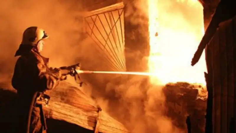 В Петропавловске сгорел жилой дом