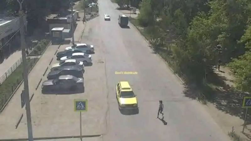 Грубый водитель попал в объектив камеры в Кокшетау