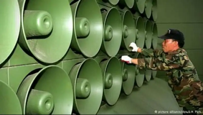 Южная Корея выключила громкоговорители на границе с КНДР