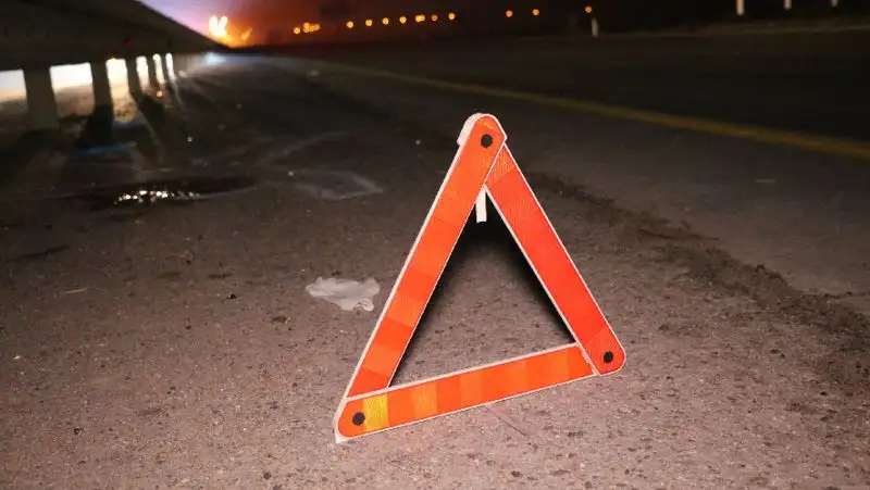 В Актюбинской области произошла массовая авария грузовиков