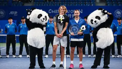 Александр Зверев стал чемпионом турнира ATP-250 в Китае. Видеообзор финального матча , фото - Новости Zakon.kz от 27.09.2023 10:47