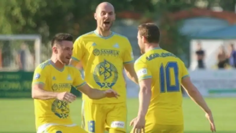 "Астана" разгромила "Валлетту" в Лиге Европы