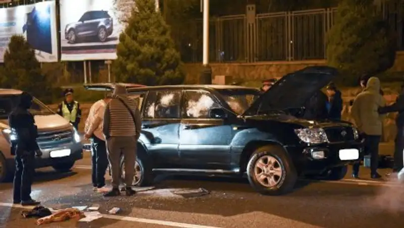 Перестрелка в Алматы: Стреляли из автоматического оружия