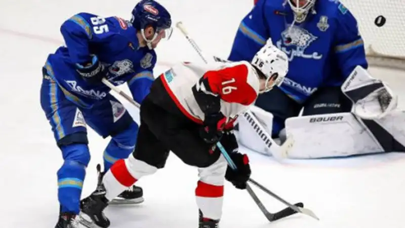 "Барыс" проиграл омскому "Авангарду" в очередном матче серии плей-офф КХЛ
