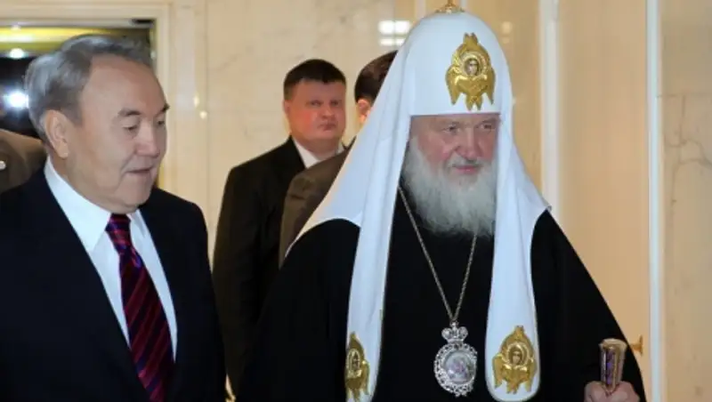 Н.Назарбаев удостоен высокой награды Русской православной церкви