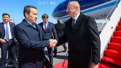 Ильхам Алиев прибыл в Казахстан с официальным визитом, фото - Новости Zakon.kz от 10.04.2023 14:06