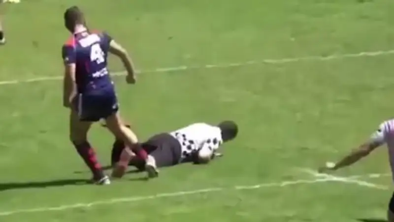 Французский регбист избил судью и спровоцировал массовую драку